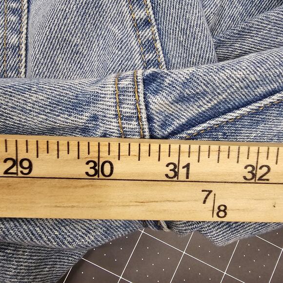 Abercrombie Fitch Jeans 33x32 90s Loose Fit Faded Distressed Grunge Relaxed Y2K - Picture 16 of 16